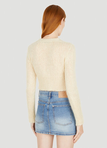 TheOpen Product Brushed Cardigan Beige top0250005