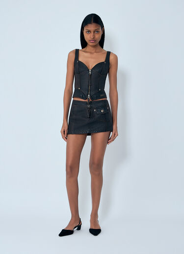 Miss Sixty x KNWLS Patch Pocket Mini Skirt Black msk0263008