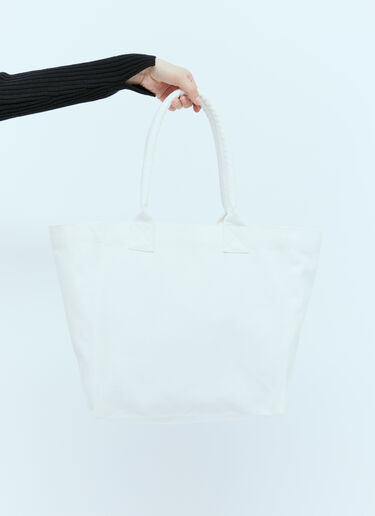 Yenky Logo Embroidery Tote Bag Isabel Marant Yenky Logo Embroidery Tote Bag Cream ibm0253047