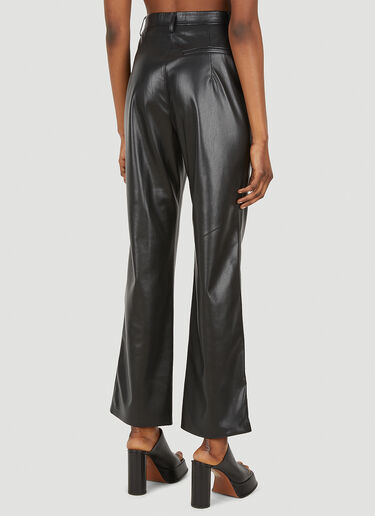 Nanushka Lucee Vegan Leather Trousers  Black nan0248002