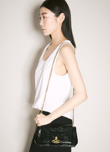 Vivienne Westwood Hazel 中号手提包 黑色 vvw0257008