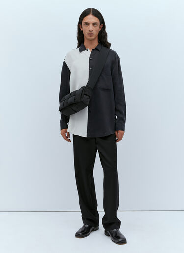 Oversized Colour Block Shirt Song for the Mute Oversized Colour Block Shirt Black sfm0154005