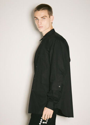 Comme des Garçons Homme Plus 双层袖衬衫 黑色 hpl0158002