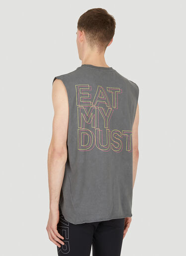 OVER OVER Eat My Dust Sleeveless T-Shirt Grey ovr0150006