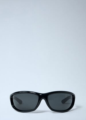 A$AP Rocky x Ray-Ban Ultra Wrap 003 Sunglasses Black lar0362004