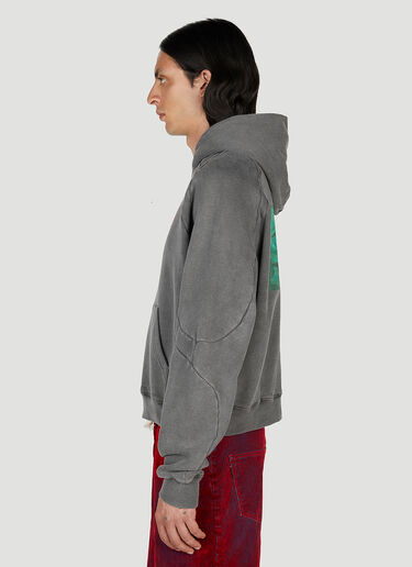 Ottolinger x Brook Hsu Multiline Hooded Sweatshirt Dark Grey ott0152005