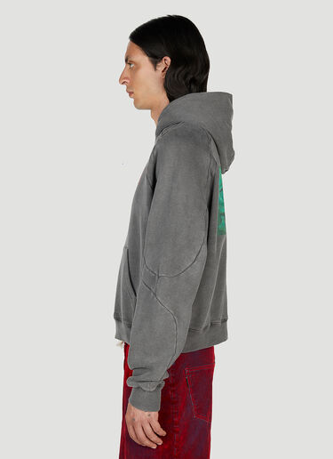 x Brook Hsu Multiline Hooded Sweatshirt Ottolinger x Brook Hsu Multiline Hooded Sweatshirt Dark Grey ott0152005