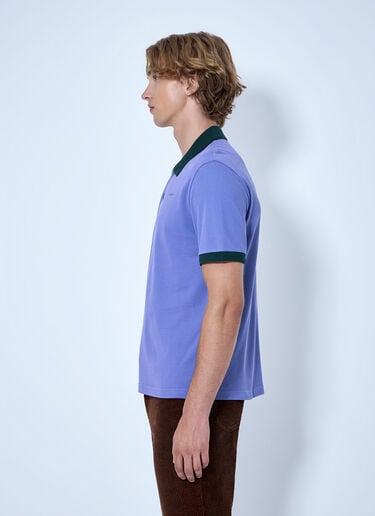 LN-CC® - Marni: Cotton Polo Shirt - Purple Marni Cotton Polo Shirt Purple mni0165005