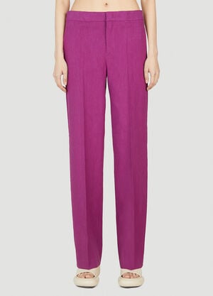 Isabel Marant Scarly Pants Purple ibm0251011