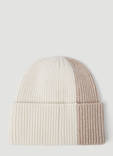 UGG x Feng Chen Wang Logo Patch Beanie Hat Cream ufc0251007