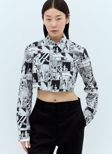 Coperni 短款图案衬衫 黑色 cpn0255005