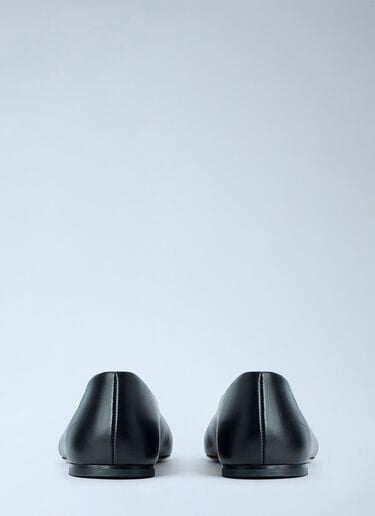 Toteme Slip Nappa Ballerinas Black tot0265051