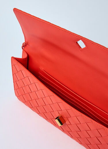 Bottega Veneta Long Andiamo Clutch Orange bov0259066