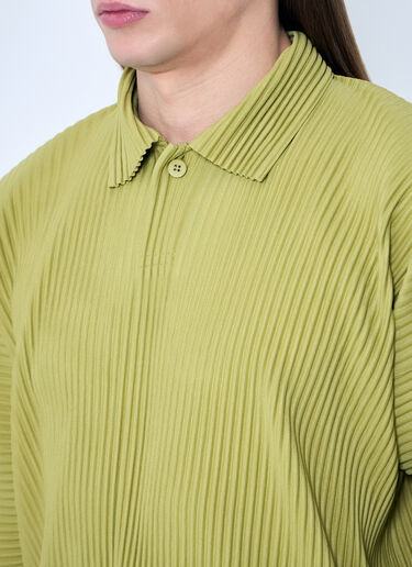 Homme Plissé Issey Miyake Pleated Shirt Green hmp0159001