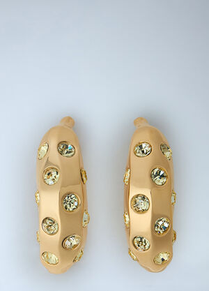 Jacquemus Les Boucles Bananes Earrings Gold jac0260040
