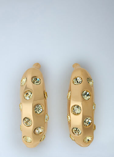 Jacquemus Les Boucles バナナ ピアス  ゴールド jac0260040