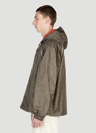 Gucci GG Hooded Track Jacket Brown guc0153042