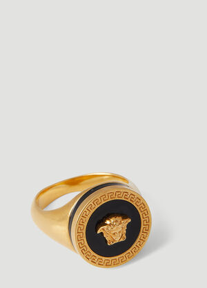 Versace Enamel Medusa Ring White ver0154004