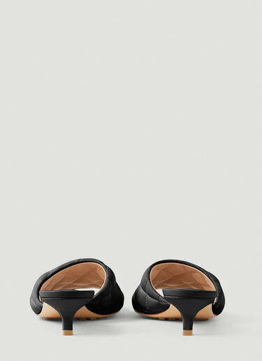 Padded Kitten Heel Mules Bottega Veneta Padded Kitten Heel Mules Black bov0251081