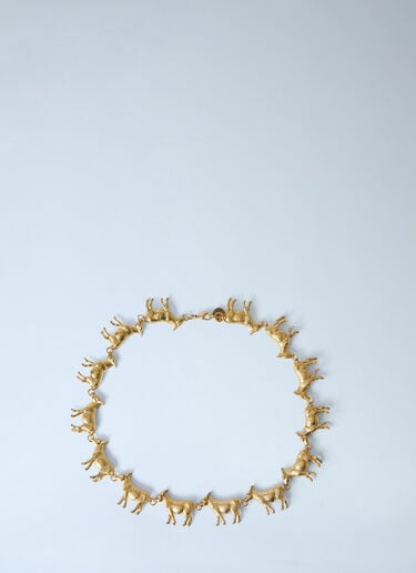 Jacquemus The Ânes Necklace Gold jac0264031