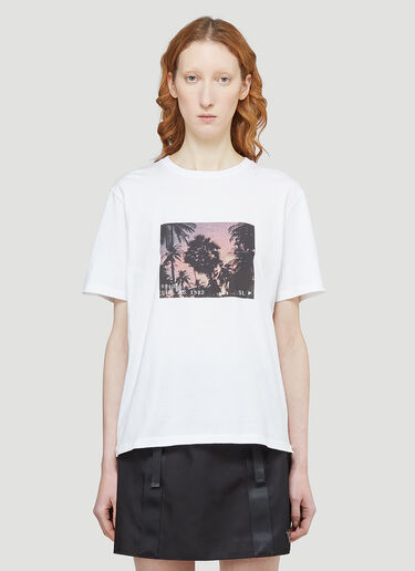 Saint Laurent Graphic T-Shirt White sla0243010