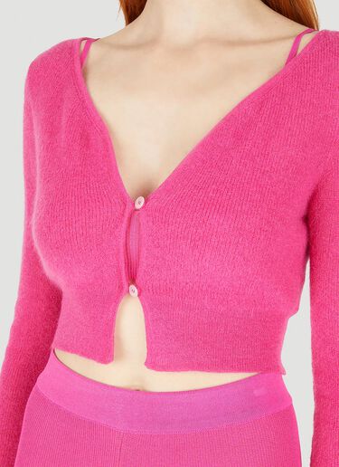 Jacquemus Le Alzou Cardigan Pink jac0248041