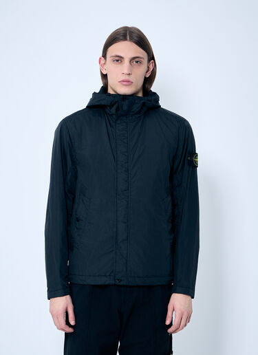 Stone Island Short Parka Jacket Black sto0160029