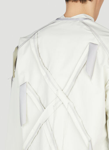 Cutting Short Jacket Sulvam Cutting Short Jacket White sul0152004