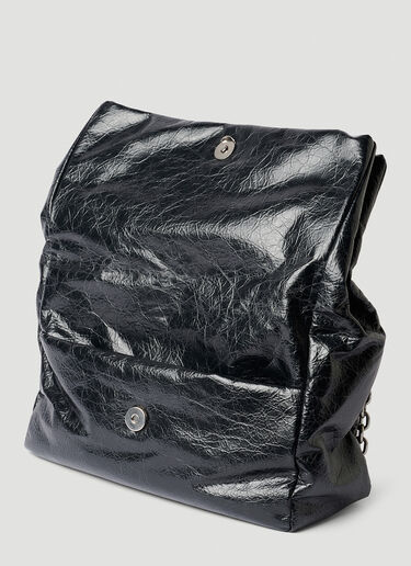 Balenciaga 모나코 미디엄 체인 숄더백 블랙 bal0254061