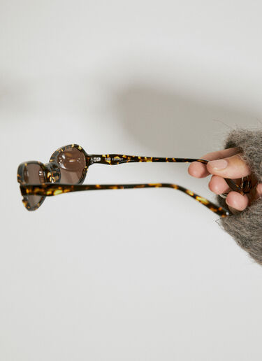 Drain Sunglasses Our Legacy Drain Sunglasses Brown ous0354002