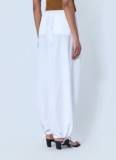 Marni Wide-Leg Drawstring Trousers White mni0264003