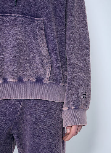 NÒMARYTHM TEXTILE Hand-Dyed Twist Hooded Sweatshirt Purple nma0158012