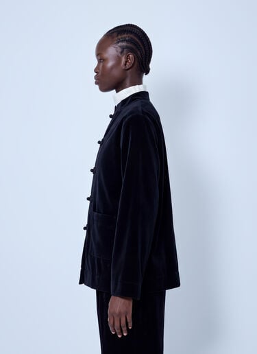 RÓHE Pankou Closure Velvet Jacket Black roe0266007