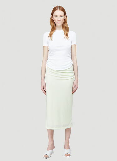 Helmut Lang Cut-Out T-Shirt White hlm0244002