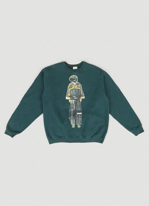DRx FARMAxY FOR LN-CC Graphic Print Sweatshirt Grey drx0349008