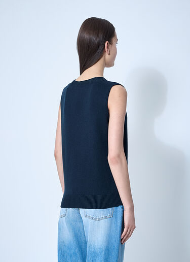 The Row Cowen Vest Navy row0260018