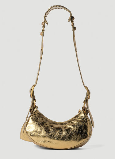 Balenciaga Le Cagole XS Metallic Shoulder Bag Gold bal0253064