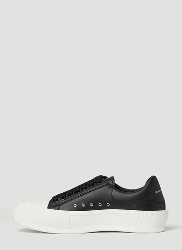 Alexander McQueen Deck Plimsoll Sneakers Black amq0147035