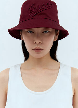 Alexander Wang Logo Embroidery Bucket Hat Black awg0259013