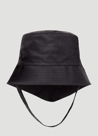 Prada Re-Nylon Coin Pocket Bucket Hat Black pra0148011