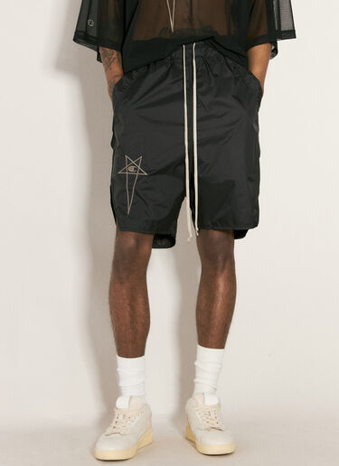 Rick Owens x Champion Beveled Pods Shorts Navy roc0157005