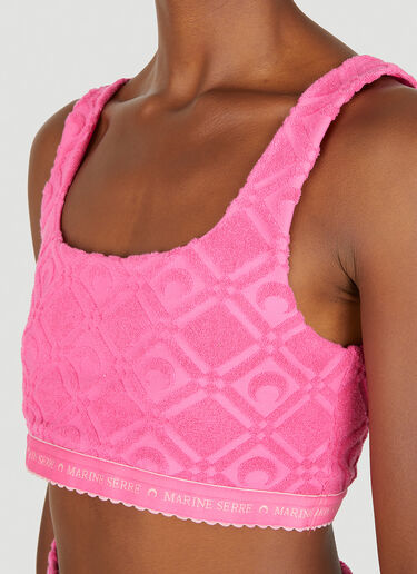 Moon Sponge Brassiere Top Marine Serre Moon Sponge Brassiere Top Pink mrs0252033