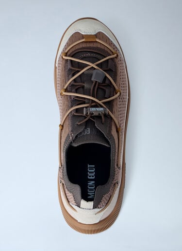 Moon Boot MB Moonlight Mesh Panel Sneakers Brown mnb0363011