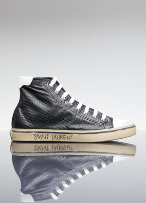 Saint Laurent Malibu High Top Sneakers Brown sla0156018