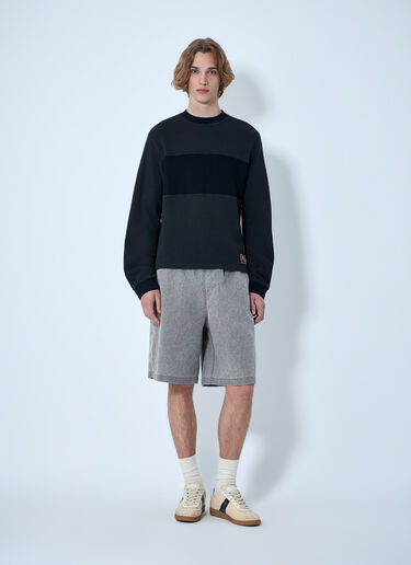 Brain Dead Cotton Jersey Crewneck Sweatshirt Black bra0164002