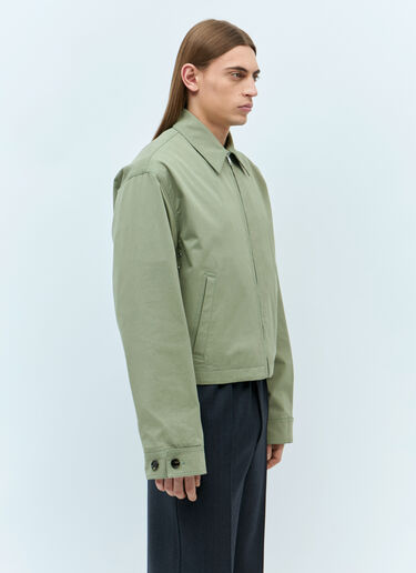 Bottega Veneta Light Cotton Twill Jacket Green bov0157006