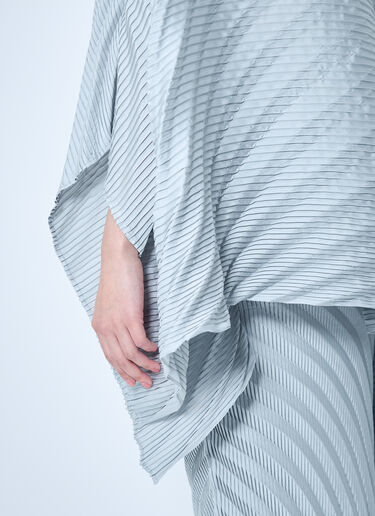 Issey Miyake Nuance Pleats Solid Top Grey ism0259009