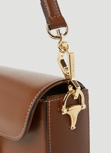 Gucci Horsebit 1955 小号单肩包 棕色 guc0253198