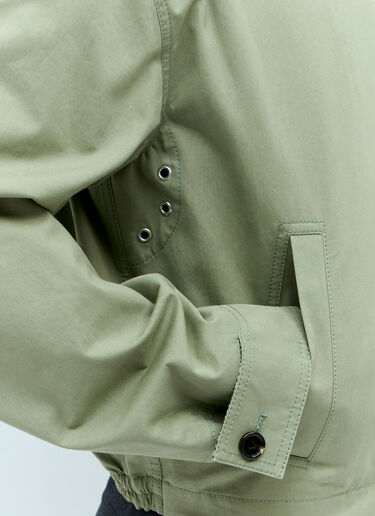 Bottega Veneta Light Cotton Twill Jacket Green bov0157006
