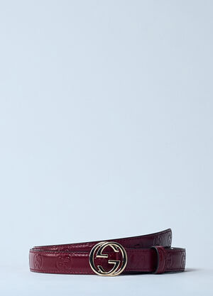 MM6 Maison Margiela Interlocking G Belt Black mmm0259019